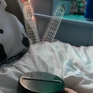 Peace sign led light